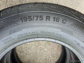 2ks Letné pneumatiky 195/75 R16C Continental Dot2020 - 2