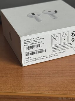 Apple AirPods 4 gen - nové, záruka - 2