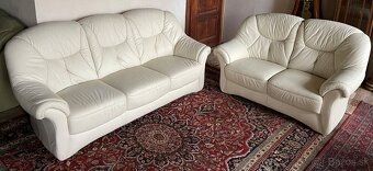 Luxusní kožená sedací souprava 3+2+1, 4385 - 2