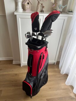 Golfový bag Wilson + palice – výborný stav za super cenu - 2