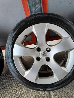 4x108 R17 originál Peugeot elektróny 205/50 R17 XL - 2