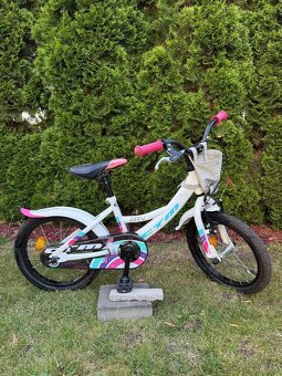 Dievčenský biely bicykel CTM Jenny 16 - 2