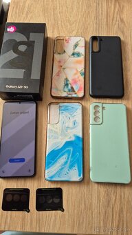 Samsung galaxy S21 +príslušenstvo - 2