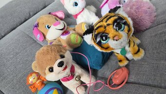 Plyšové hračky so zvukom 10 kusov - 2