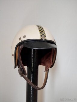 Predám retro helmu na starý motocykel Jawa ČZ veľkosť 58cm - 2