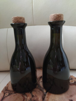 Fľaša na ocot/olej a sklenené fľaštičky (osobný odber) - 2