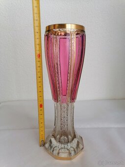 Lištované sklo Egermann. REZERVOVANÉ - 2