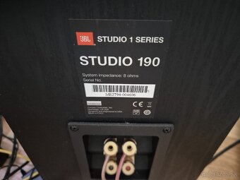 Predám stĺpové repro jbl studio 190 plus zosilňovač - 2