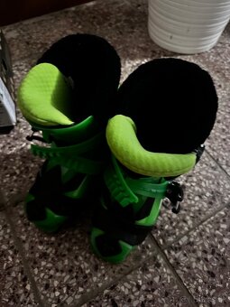 Detské lyžiarky Elan 32,5 zeleno-čierne - 2