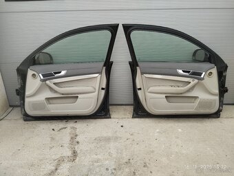Predám komplet predné dvere na Audi A6 c6 2009 model čierne - 2