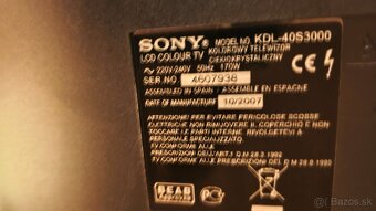 40" Sony Bravia KDL 40 S3000 - 2