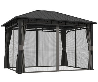 altánok 3x4m s pevnou strechou - 2