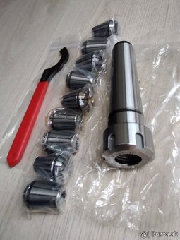 Klieštinový upínač ER25, MT4 + 9ks klieštin - 2