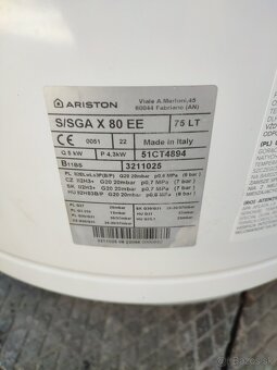 Plynový bojler Ariston - 2
