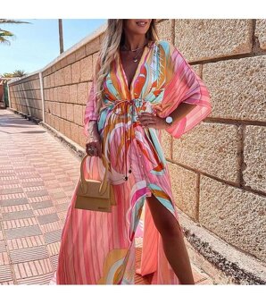 Letne maxi saty Beach - 2