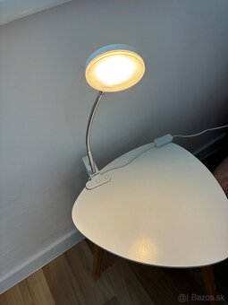 Biela stolová lampa - 2