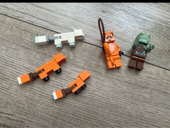 Minecraft lego listi domcek - 2