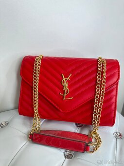 yves saint laurent kabelka červená - 2