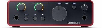 Focusrite Scarlett Solo 4th Gen USB zvuková karta - 2