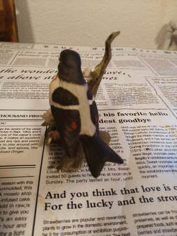 Ptáček Hýl porcelánová soška - 2