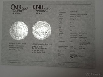 200 Kč - Dosiahnutie Severného pólu 2009 proof. - 2