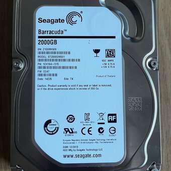 Seagate Barracuda 2TB HDD SATA 3.5” - 2