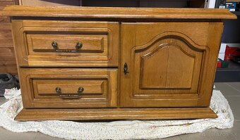 Komoda masív ,dub rustikal - 2