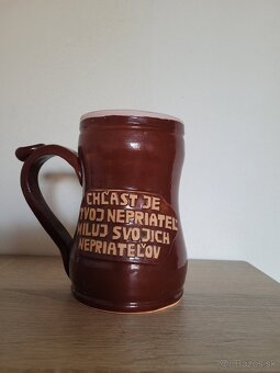 Predám retro keramické pivné krígle - 2