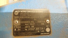 Násuvná prevodovka s motorom NORD 5,5kW - 88ot - 2