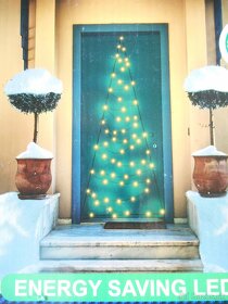LED vianočný stromček na dvere - 2