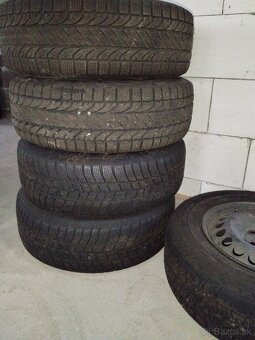 Sada diskov vw T5 zimné pneu 215/65 r16 - 2