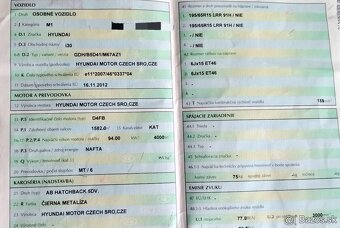 PREVODOVKA WDJ6A Hyundai i30 1.6 CRDI 2013 6 RÝCHLOSTNá 94KW - 2