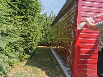 ZÁHRADNÝ DOMČEK 5×3 m | RAL3011 ČERVENÝ - 2