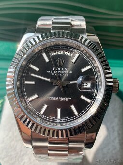 Rolex Day-date Platinum, Čierne, Nové, 40mm - 2