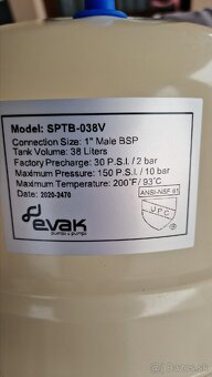 Tlaková nádoba Evak 38L - 2
