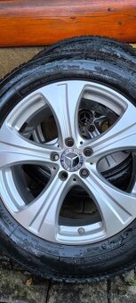 Zimné kolesá Mercedes GLC, komplet: alu18" + pneu. + čidlo - 2