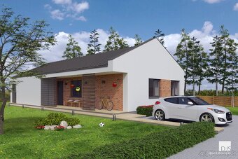 Moderný 4-izbový bungalov - 2