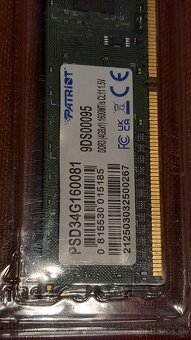 Predám DDR3 pamäte pre PC 2x2GB a 2x4GB - 2