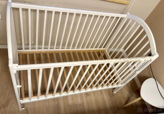 Detská postieľka biela – zdarma za odvoz - 2