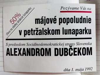 Originálny autogram Alexandra Dubčeka - 2