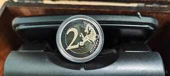 slovinské proof mince 2€ a 3€ nominál - 2
