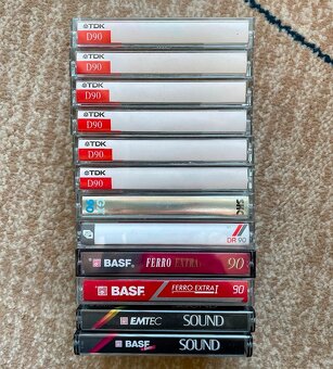 MC kazety - TDK, FUJI, BASF, SKC - 2