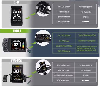 TONGSHENG ELEKTRICKÝ SET NA BICYKEL TSDZ8 48V - 2