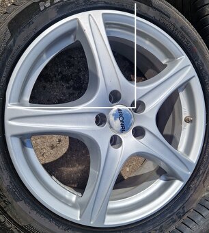 Sada zliatinových diskov RONAL, 7Jx17 ET37, 5x100 - 2