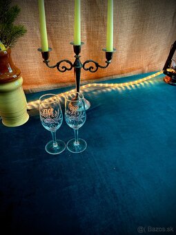 Ozdobné poháre s gravírovanim - 2