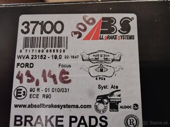 PREDÁM BRZDOVÉ OBLOŽENIE - 2