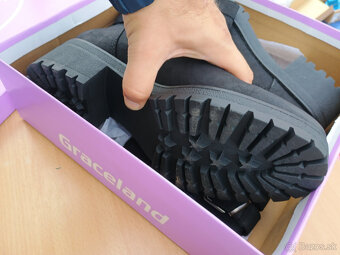 ČIerne zimné topánky - 2