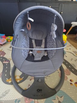 Kinderkraft lehátko 2v1 dark grey - 2