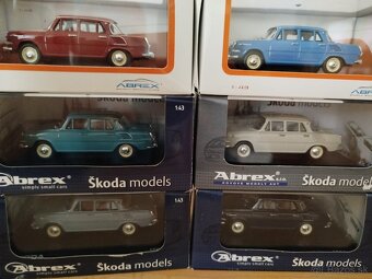 Predám modely aut škoda,moskvič a VW 1:43. - 2