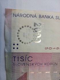 1000 korunova bankovka z roku 2000 - 2
